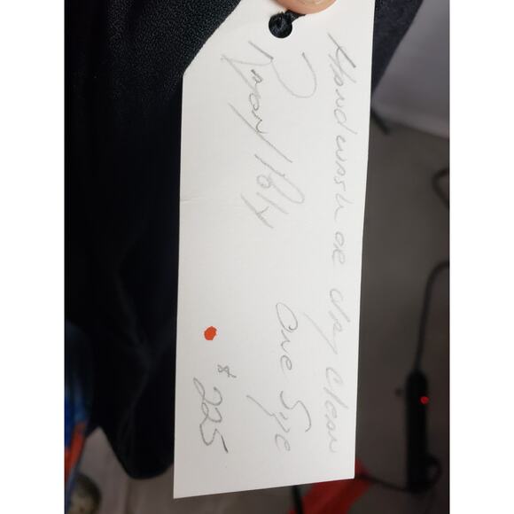 Harriet's Women's One Size O/S Black Pants Pockets Elastic Waist Lightweight - Picture 6 of 7